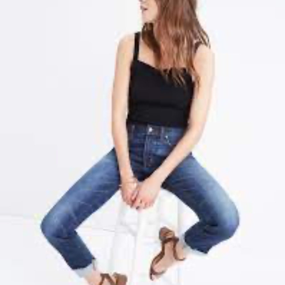 Madewell The Slim Boyjean: Raw-Hem Edition Denim Jeans 25